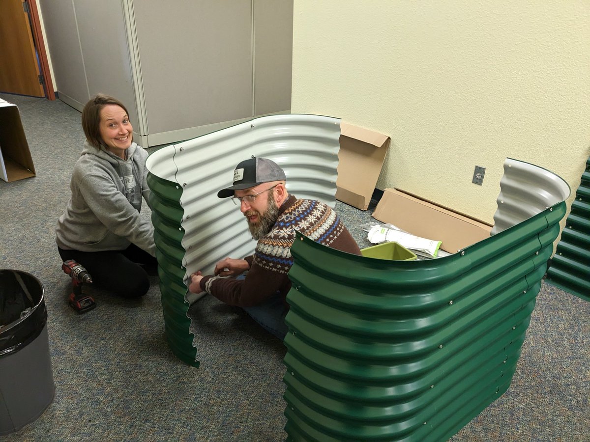 Thanks to the Garden Grant from <a href="/WholeKidsFnd/">Whole Kids</a> and great work from this crew we have new raised beds!  We have 4 more of the shorter style on the way too. #UELFGarden @schoolgardens <a href="/sanctuaries/">Sanctuaries (NOAA)</a> <a href="/noaa/">NOAA</a> <a href="/Proud2BeCRPUSD/">CRPUSD</a> <a href="/UELFSEAWOLVES1/">UELFSEAWOLVES</a> <a href="/UELF_PTA/">UELF PTA</a> <a href="/Kids_Gardening/">KidsGardening</a> <a href="/LagunaFnd/">Laguna Foundation</a> <a href="/SSUCEI/">SSUCEI</a>