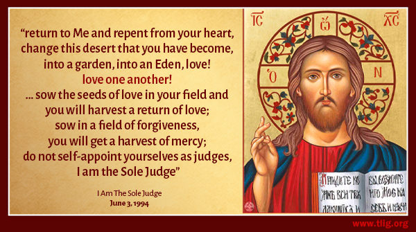 VassulaRyden's tweet photo. Return to God Our Father, return to Jesus by loving everyone and forgiving all those who hurt you! Live as Jesus wants us all to live! Read the message: https://t.co/NGAbLmT9j6 #loveOneAnother #ForgiveAll #ReturnLoveForHate https://t.co/ZoujCk9qRk
