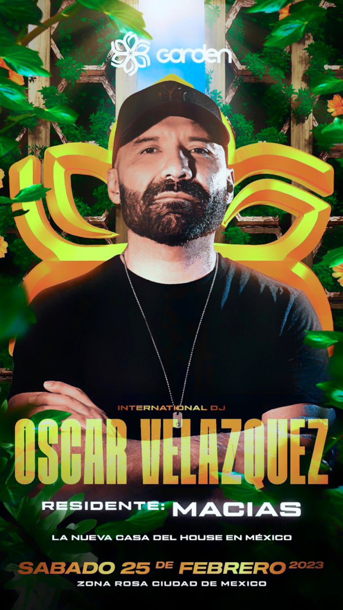 Esta noche en Ciudad de México!! 
HOUSE + TECH HOUSE 5hrs EXTENDED SESSION!! 
CLUB GARDEN
Amberes 21, Zona Rosa