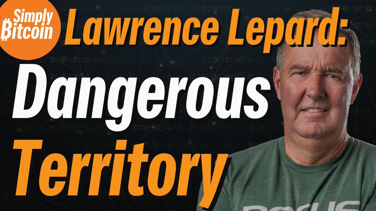 This Next Leg Down Could Be Where Money Flees to Hard Assets, Meaning #Bitcoin Goes From Risk On To Risk Off | <a href="/LawrenceLepard/">Lawrence Lepard, "fix the money, fix the world"</a> 

Is The Market Crashing?! Is The Decoupling Upon Us 👀 

📺👉 youtu.be/KPrcuBTrofo