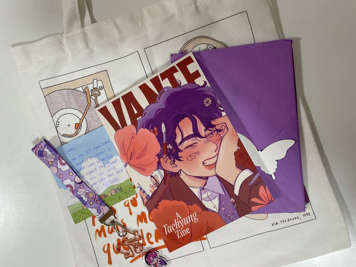 so grateful to have worked on this beautiful project with amazing creators and mods 🫶🏻 <a href="/TaehyungZine/">Vante: Taehyung Zine 🎨 Digital Orders Open!</a>