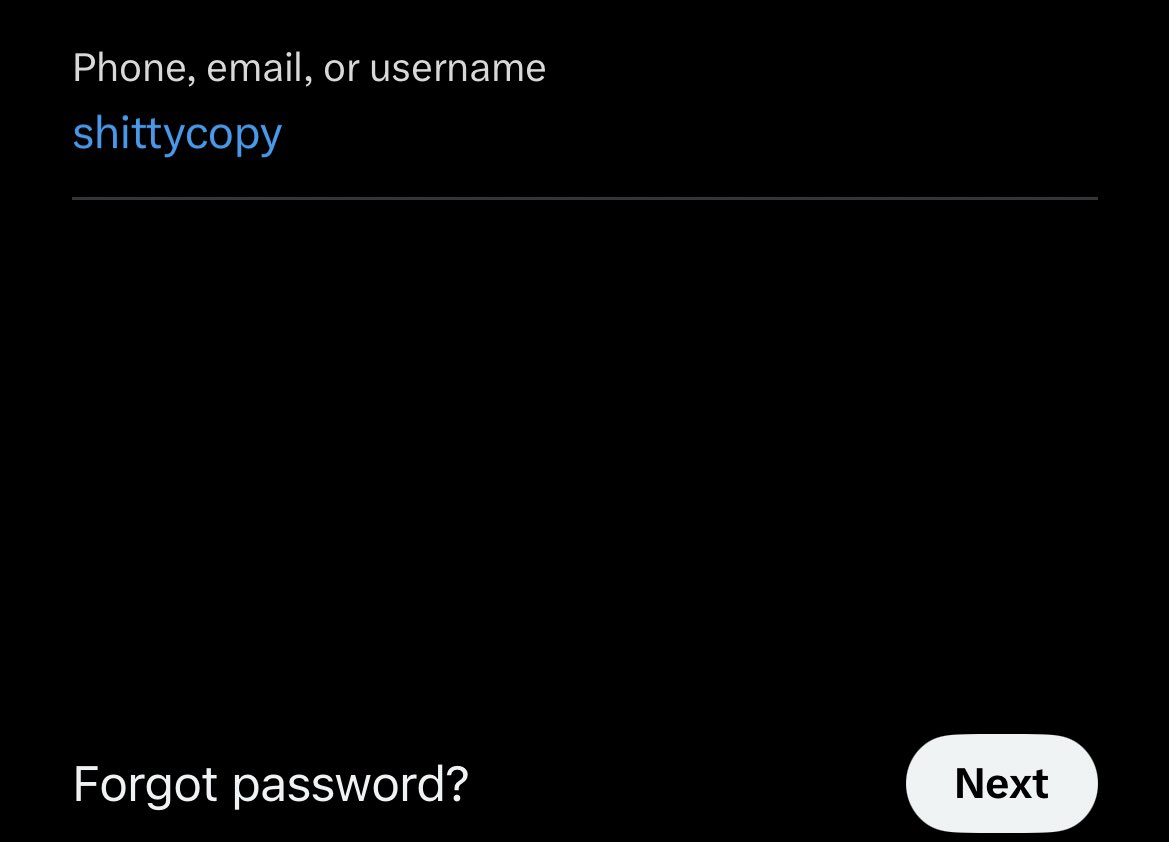 Bad UX tweet media