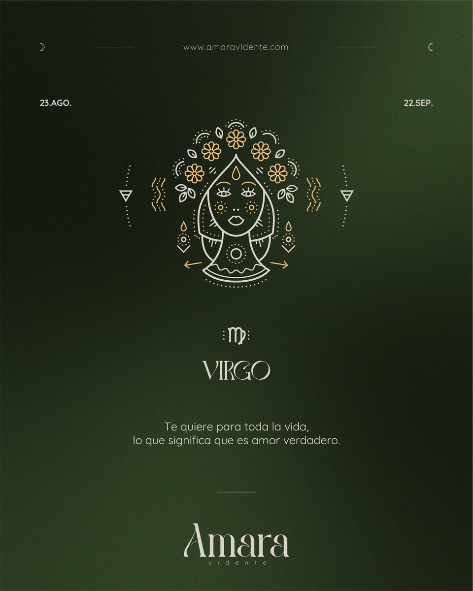 Horóscopo del amor ❤️ Virgo ♍️  Estás con esa persona que es tu amor verdadero, el tiempo te demostró que es tu felicidad. Siempre has dado lo mejor de ti en la relación de pareja, el/ella te va valorará. Viene felicidad, confía en el proceso.  #horoscopo #horoscopovirgo #virgo