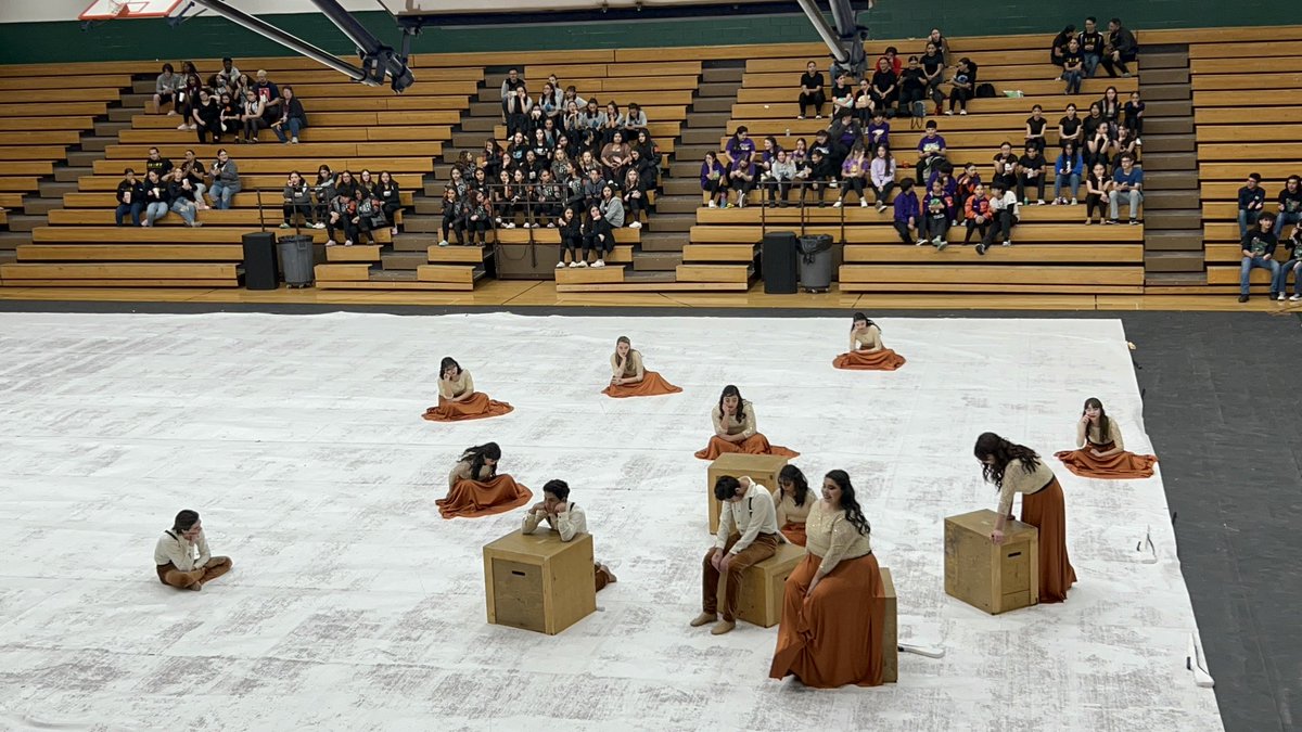 rangerbandnews's tweet photo. Our Riverside Winter Guard represented with grace and precision at the WTCA Color Guard Contest today!  Thanks to @MaribelMguillen and @raynaynae for coming out to support!  It means a lot to our team!  🙏 💃 🏳️🏡#riverside4ever https://t.co/lw3KuHCUkp