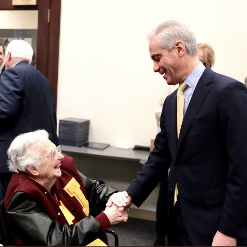 Sister Jean is a @LoyolaChicago luminary filled with wit and wisdom. Looking forward to reading “Waking Up with Purpose! What I've Learned in My First Hundred Years.' Go @RamblersMBB! #OnwardLU