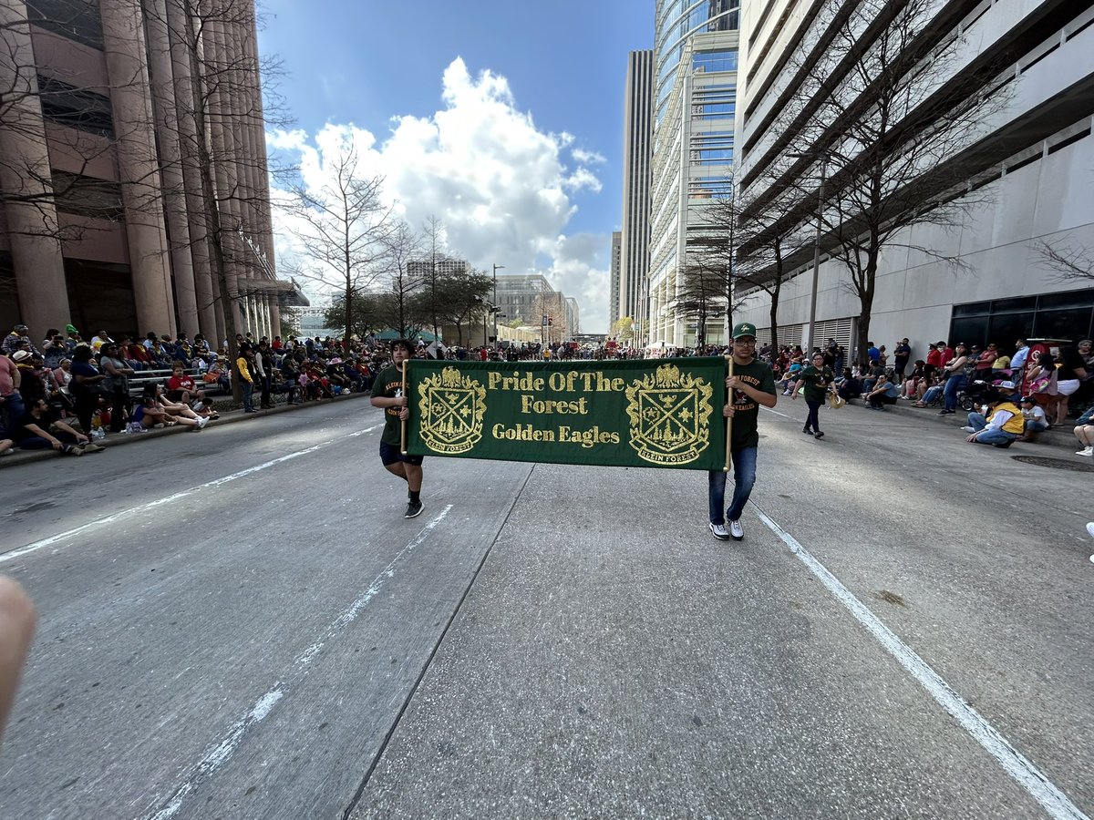 Pride of the Forest (@kfhs_band) on Twitter photo We had a blast at the <a href="/RODEOHOUSTON/">RODEOHOUSTON</a> Downtown Parade‼️ The coverage from <a href="/abc13houston/">ABC13 Houston</a> was awesome and the crowd loved us! 2nd place at the Sound Off was not bad either 🤩 Go Golden Eagle Band!! <a href="/kleinfinearts/">Klein ISD Fine Arts</a> <a href="/jenny_mcgown/">Dr. Jenny McGown</a> We had a blast at the <a href="/RODEOHOUSTON/">RODEOHOUSTON</a> Downtown Parade‼️ The coverage from <a href="/abc13houston/">ABC13 Houston</a> was awesome and the crowd loved us! 2nd place at the Sound Off was not bad either 🤩 Go Golden Eagle Band!! <a href="/kleinfinearts/">Klein ISD Fine Arts</a> <a href="/jenny_mcgown/">Dr. Jenny McGown</a>