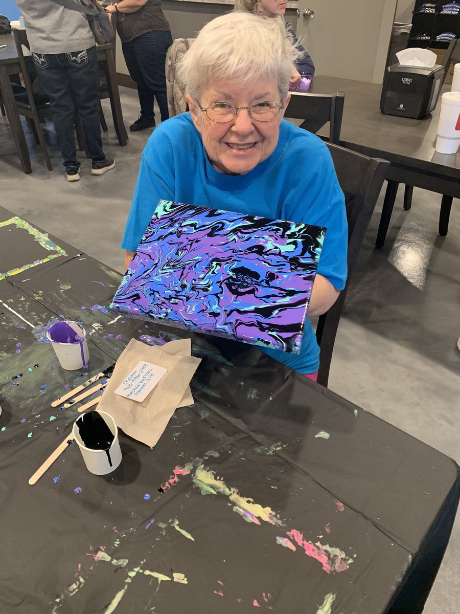 sd_rizzo's tweet photo. While doing my art class, this little lady kept clinging to me &amp; she smelled like my grandmothers perfume. She was the sweetest &amp; I am so thankful she had the “best day in a long time!” 🥹❤️ https://t.co/jZApddBWJR