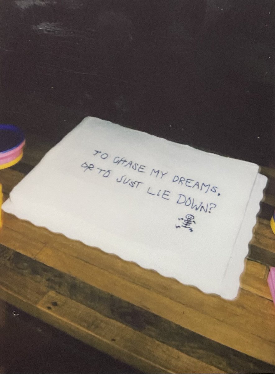 thanks for all the love on the album - just like this cake, we made it ourselves (:

thinking we might just play some of it live soon, if that’s something y’all would be into?