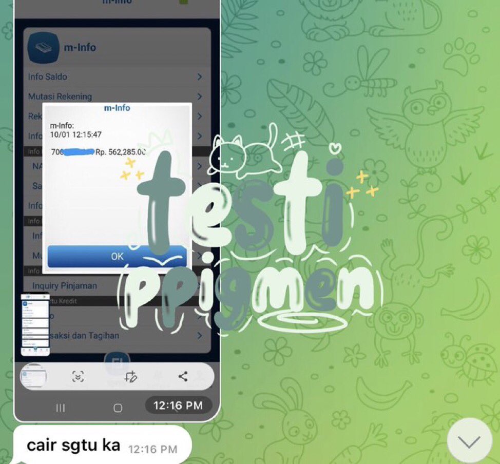 ppigmen's tweet photo. Sedih ga sih udah cape kerja tapi uangnya malah buat bayar pinjol? Mending sini aku jokiin Galbay ke illegal yang gaada dc nya, Gausah bayar pinjol legal pke uang pribadi😣 Bisa chat aku ya untuk lebih lanjut mengenai joki pinjol🧚🏻 #zonauang #pinjol #jokipinjol anissa aziza agnes https://t.co/8zUfvVVBml