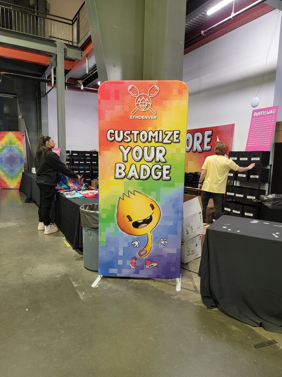 EthereumDenver's tweet image. Have you customized your badge at #BUIDLWeek yet?