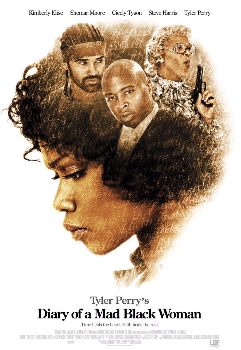FilmNewsNos's tweet photo. 🎬MOVIE HISTORY: 18 years ago today, February 25, 2005, the movie ‘Diary of a Mad Black Woman’ opened in theaters!

#KimberlyElise #SteveHarris #ShemarMoore #CicelyTyson #LisaMarcos #TamaraTaylor #TiffanyEvans @tylerperry #GaryAnthonySturgis #TamelaMann #ChandraCurrelley https://t.co/jiZfEp4S6k