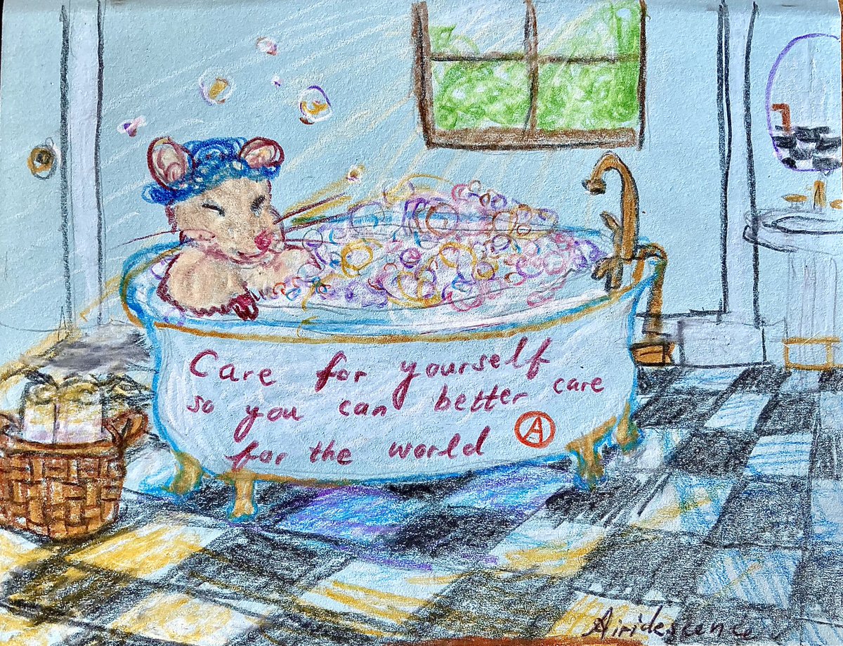 airidescence's tweet photo. Day 15 🐀🛁🫧 of anarchist rats ! https://t.co/f2DdY1xO99