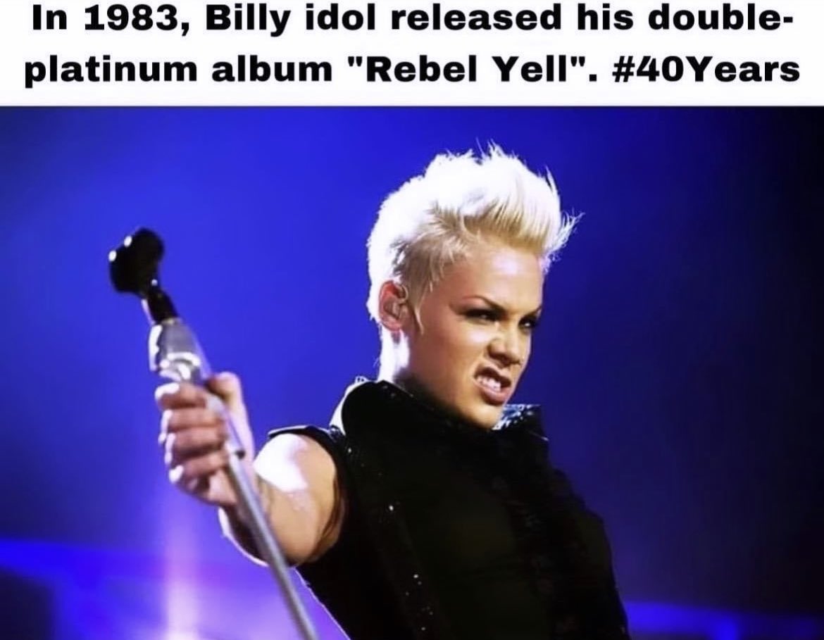 With a rebel yell I cry more more more