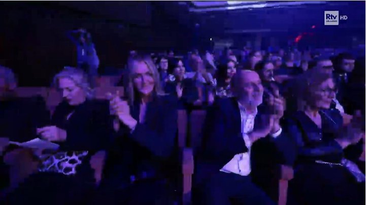 Fauxremo's tweet photo. XGiove awakened the audience! I won! #unavocepersanmarino https://t.co/vAErAZnh7B
