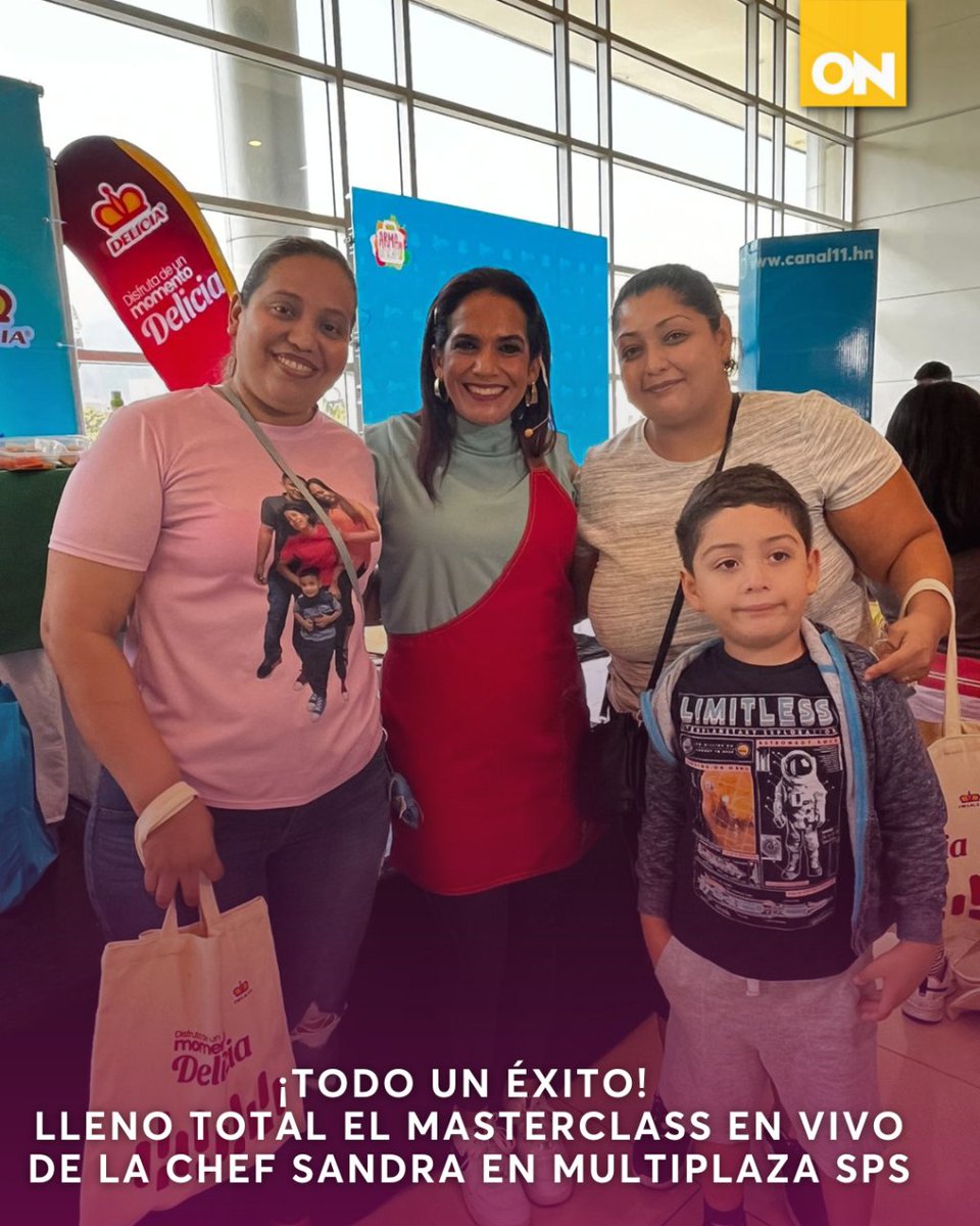 canal11hn's tweet photo. 🟡 | Decenas de personas acudieron al masterclass en Multiplaza, San Pedro Sula, donde la chef Sandra, dio recetas para armar loncheras saludables.

Aquí más sobre el evento: https://t.co/fYR9Fnx57o

#Quanty #Delicia #SupermercadosColonial #Multiplaza #Canal11hn #RMEDIAEVENTOS https://t.co/UVZXK8n1si