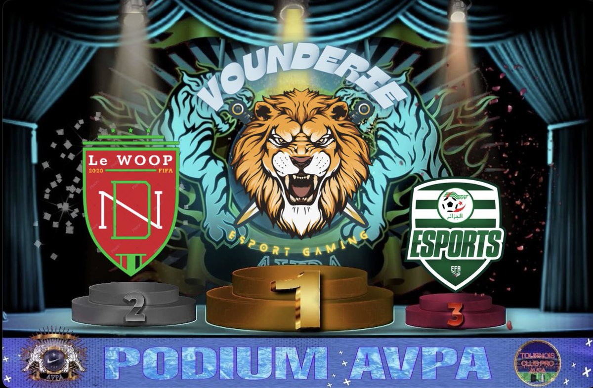 SMG_France's tweet photo. Tournoi du 25/02/2023
🏆 @VounderieEsport
🥈 #LeWoop
🥉 @EfaEsports ( Algérie )
Gg aux 24 participants 👏🏼👏🏼 https://t.co/UqgArtgdPE