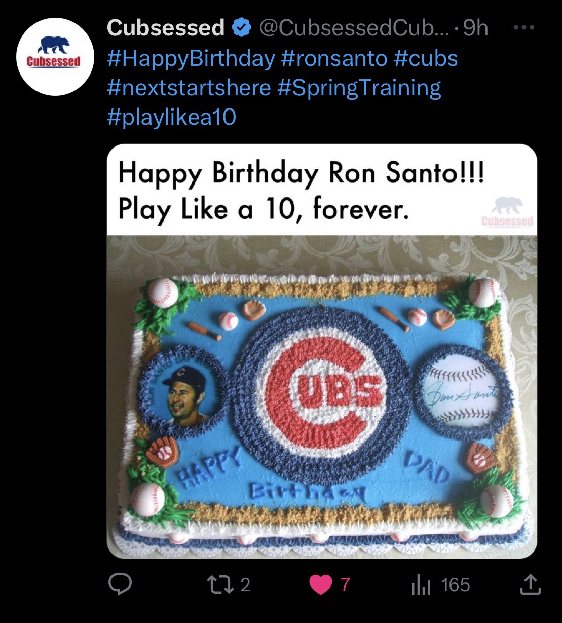 Cubs win 10-8, those 10 runs are for Ron Santo today, happy birthday Ron, we miss you, R.I.P.  
