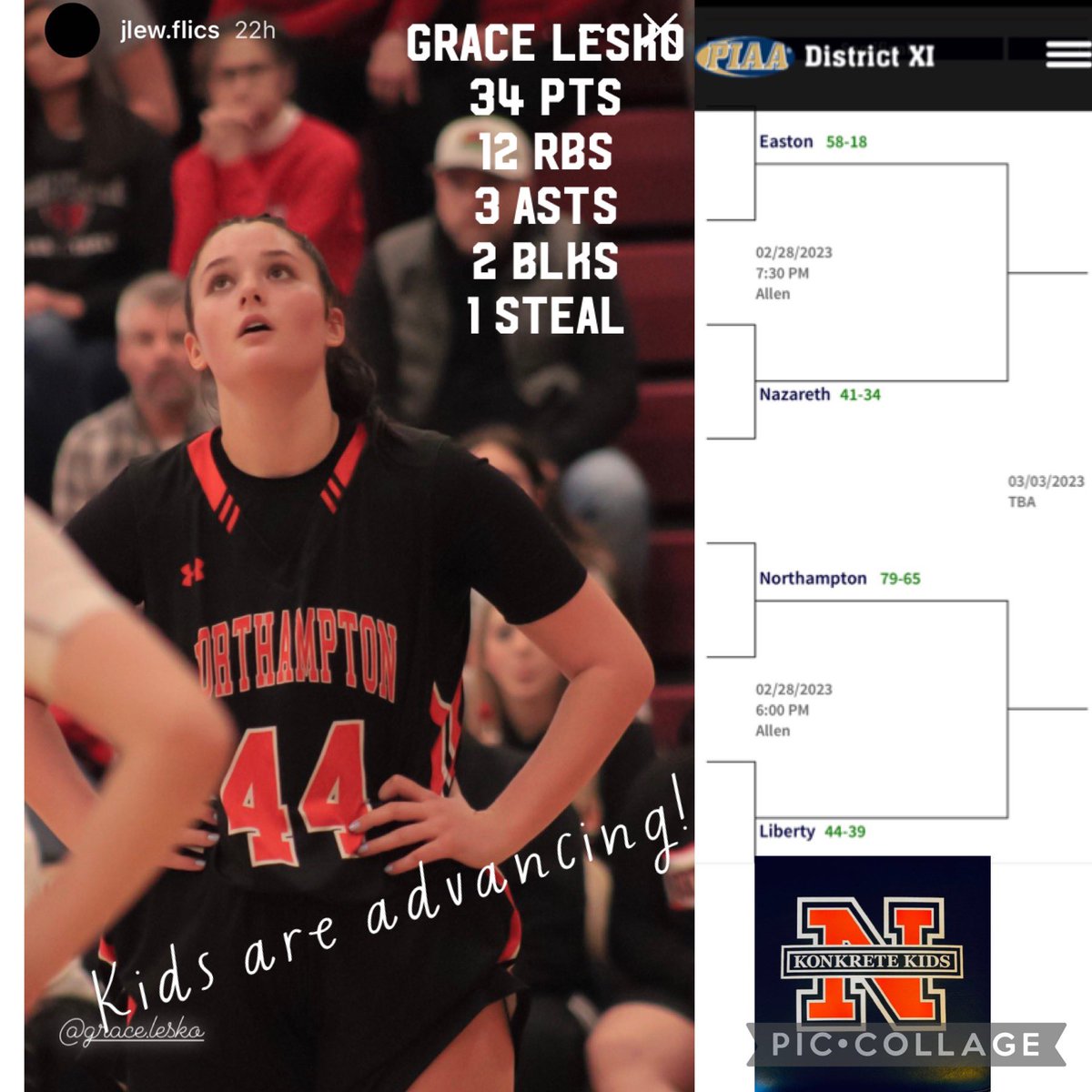 So proud of the way this team played last night!  Go Kids!! <a href="/LeskoGrace/">Grace Lesko</a>