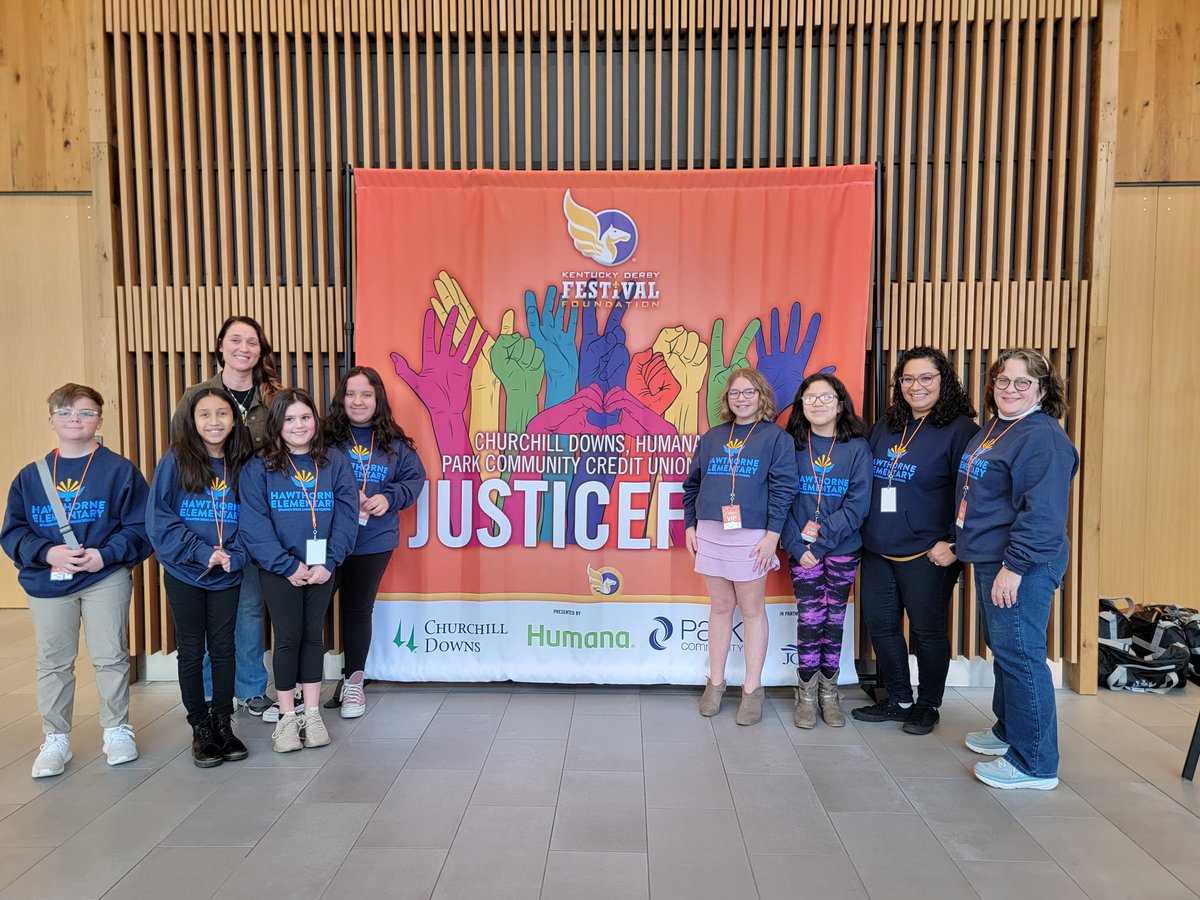 So proud of these <a href="/hawthornehawks/">Hawthorne Elementary</a> kiddos! They pitched their Grow Readers, Grow Leaders Project for #JusticeFest &amp; received some commitments! #justicenow502 #wearejcps #kyderbyfestival <a href="/CLynn0116/">carmen ratliff</a> <a href="/Tadow23/">My Name is Tadow</a>