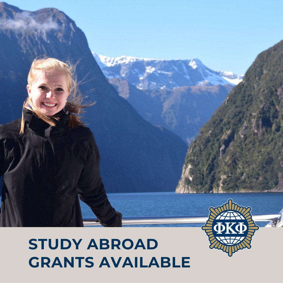 Study Abroad Award $1,000! No need to be a #PKP member - application deadline: 3/15/23. More info: phikappaphi.org/grants-awards/…