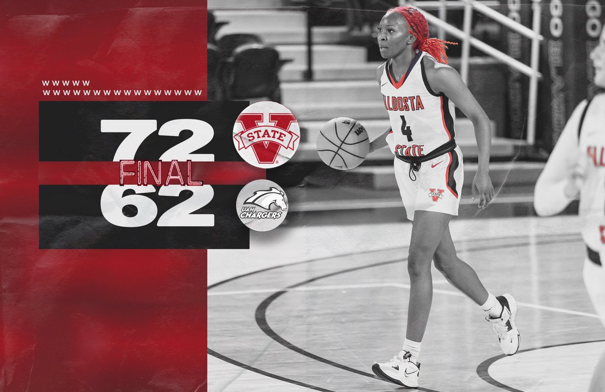 VSULadyBlazers's tweet photo. Your Lady Blazers round out the regular season with a win!!π€ We will see you at The Complex on Tuesday for the first round of the GSC Tournament!!β€οΈβπ₯ #SuperTuesday #PartyatThePlex https://t.co/gtKFFHLAd7