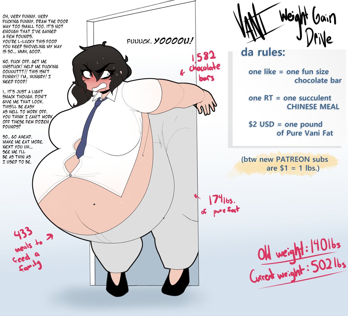 muramuramiri's tweet photo. someone grab the butter (just don't let it near her mouth)
March 4th/5th will be the final chapter in this wg drive!!

if you want to donate send the money to:
https://t.co/iqyjFAW28W
thank u guys :) https://t.co/WoA2dNgUv3
