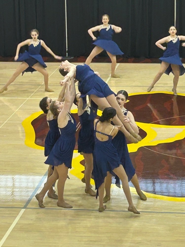 risdHS's tweet photo. The Rockettes are taking Dripping Springs by storm! Great job to these ladies and their coaches! #RobinsonISD https://t.co/V0Gc8ARJxi