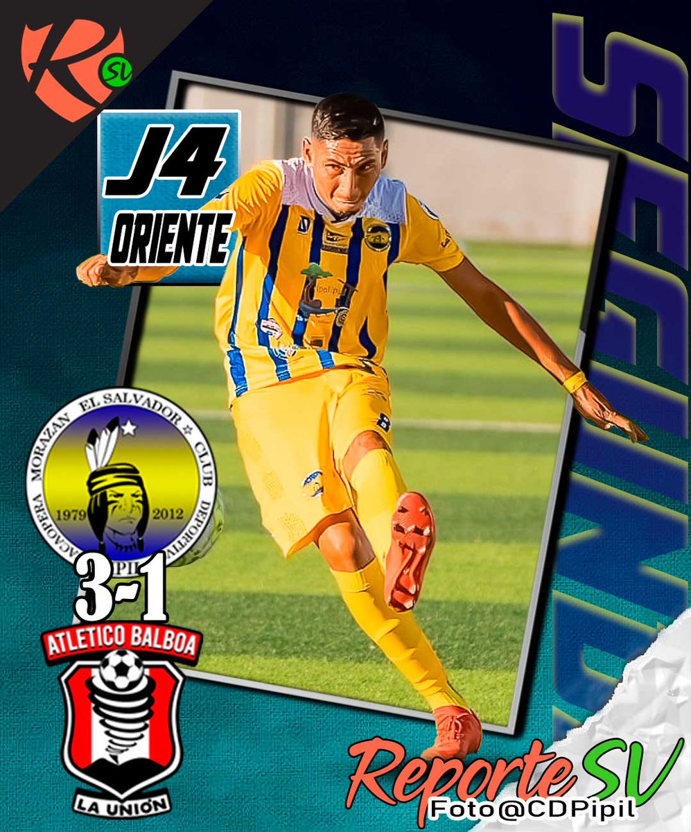 reporte_sv's tweet photo. #SegundaES | Jornada 4
#Pipil en casa terminó con el invicto de #Balboa, por el momento lo morazánicos son segundos en la tabla con 7 unidades. https://t.co/7DBAqIEHdu