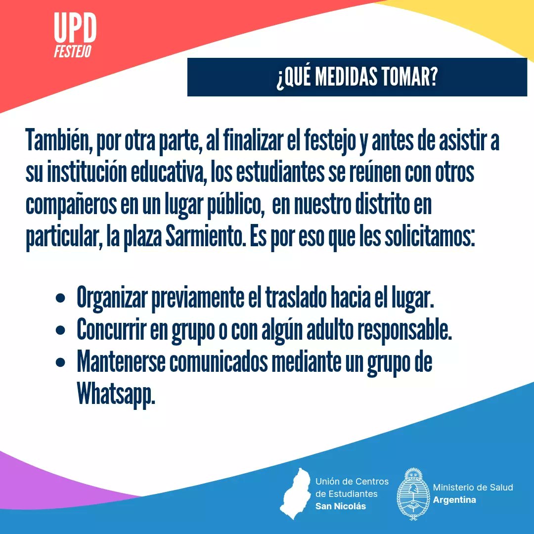Unión de Centros de Estudiantes San Nicolás. tweet media