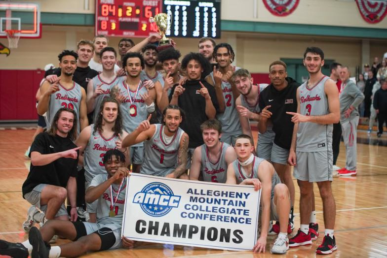 larocheuniv's tweet photo. Add two more AMCC Titles to the list. Congrats to men’s and women’s basketball, 2023 AMCC Champions! 🏆 https://t.co/AN07wGOG69