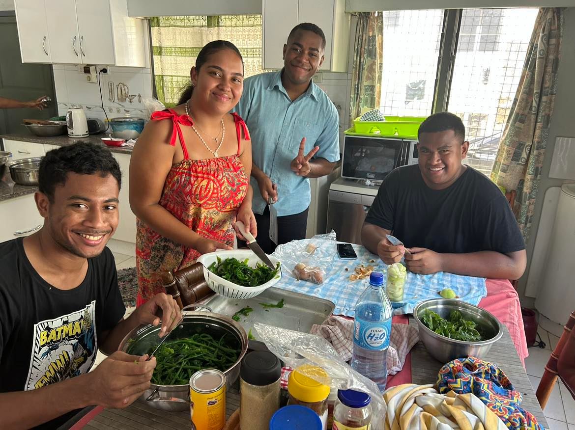 Youth4Integrity Leaders cooking up a storm  at Exec Director's home this Sunday as our guests are from TI Solomon Is, TI PNG and TI Secretariat (TI Chapters Regional Meeting starts on Monday)