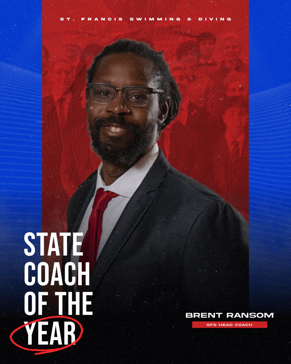 #SFSSwimDive Head Coach Brent Ransom is the 2023 OHIO STATE COACH OF THE YEAR‼️ #GoKnights