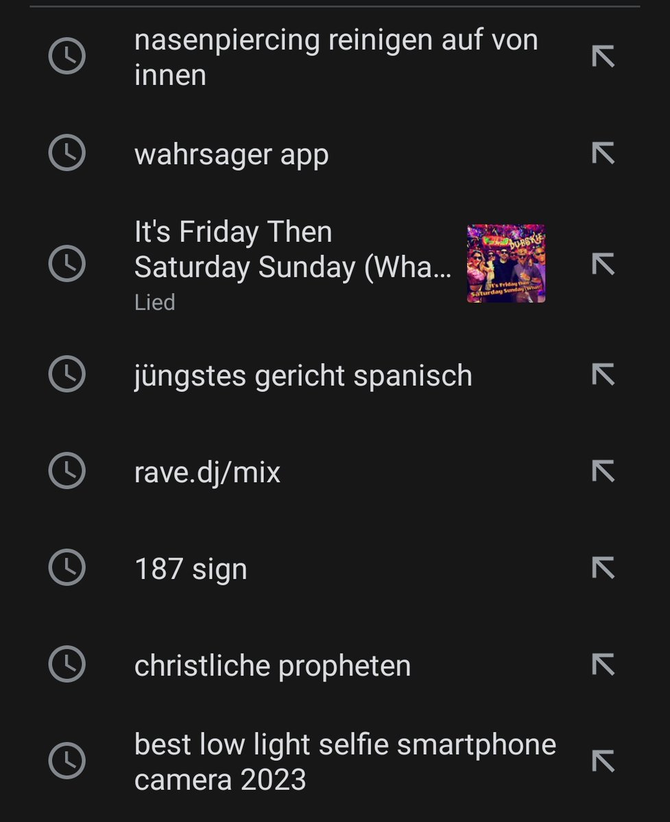 whiteyenvogue's tweet photo. search history leak wer zieht mit https://t.co/WAhjG3KBHL