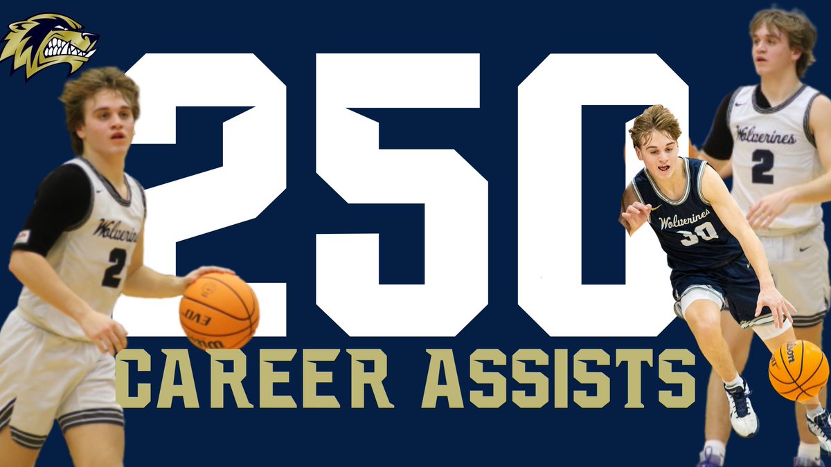 All time leader in assists (261 &amp; counting) plus this milestone 

THE FLOOR GENERAL <a href="/TuckerBowman5/">Tucker Bowman</a>