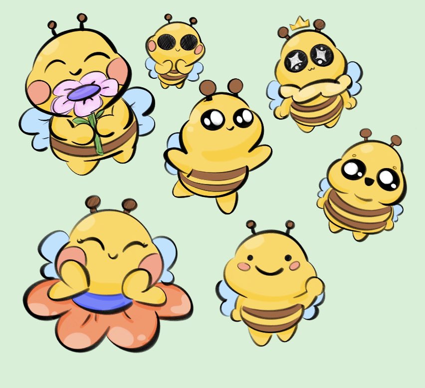 Bee Doodles #1