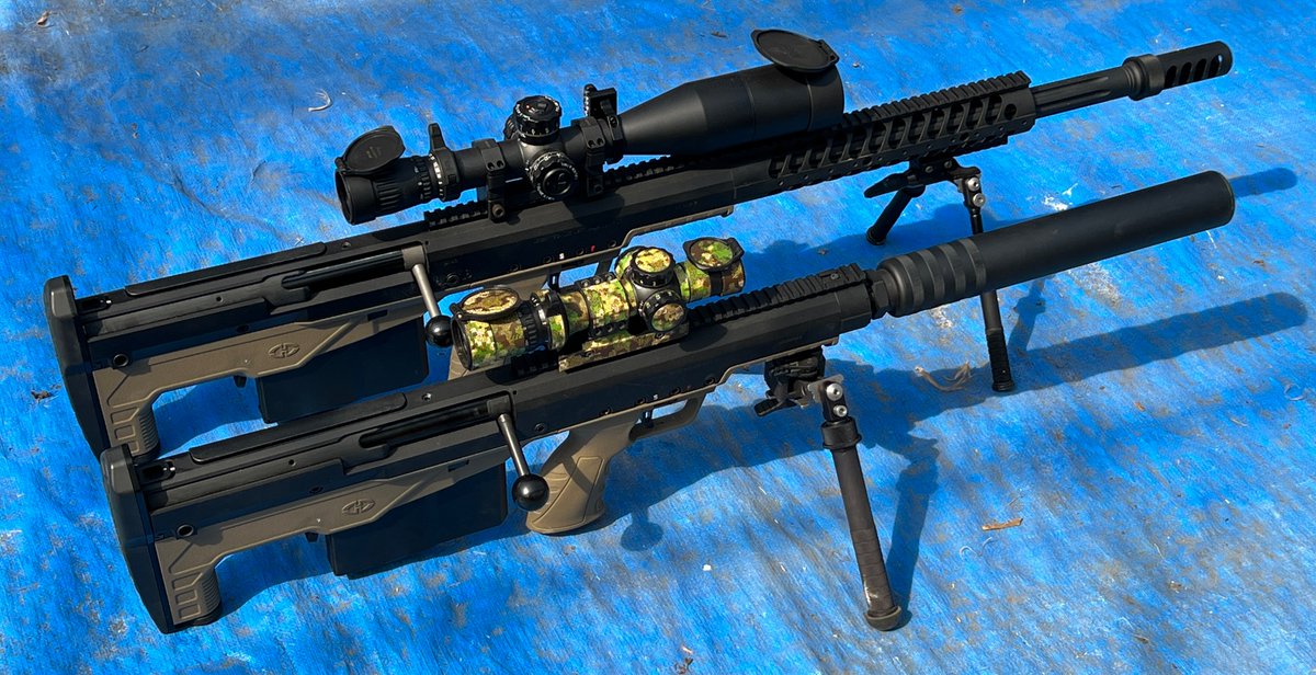 _Gungineer_'s tweet image. HTI &amp;amp; HTI COVERT

#deserttech #tomorrowsweapons #hti  #bullpup #50bmg #50cal #silverbackairsoft