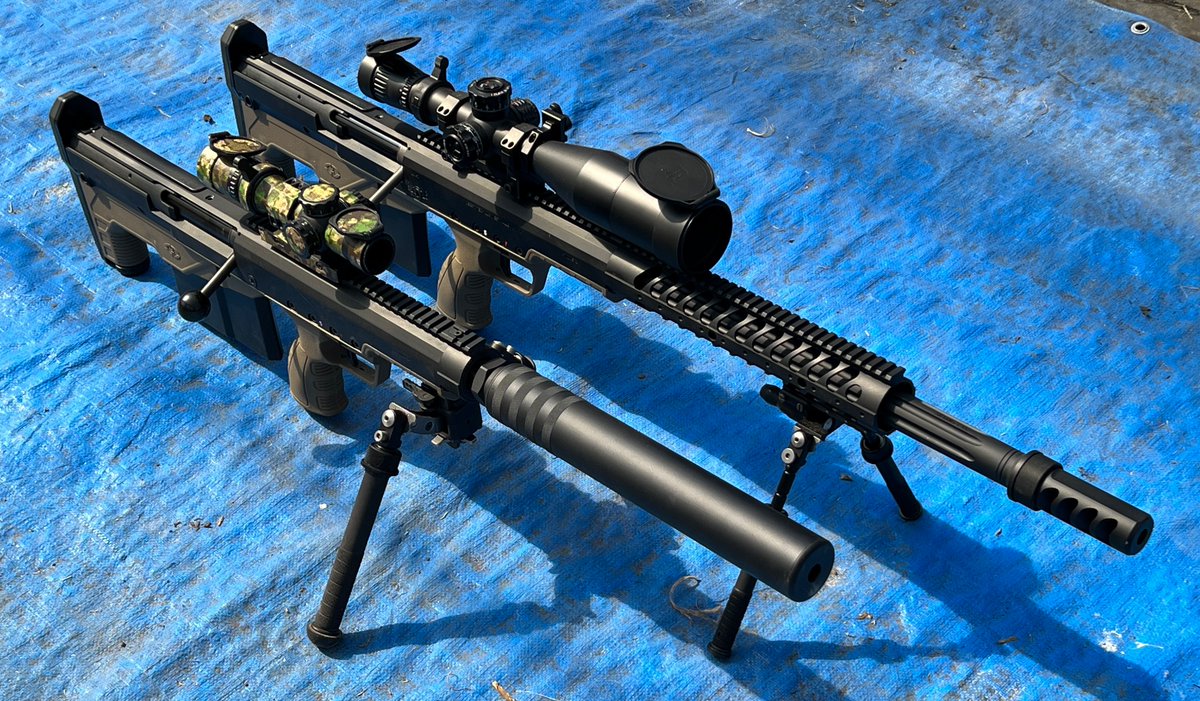 _Gungineer_'s tweet image. HTI &amp;amp; HTI COVERT

#deserttech #tomorrowsweapons #hti  #bullpup #50bmg #50cal #silverbackairsoft