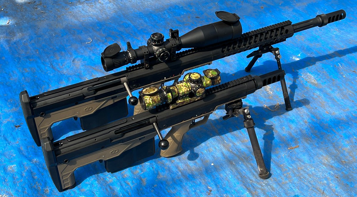 _Gungineer_'s tweet image. HTI &amp;amp; HTI COVERT

#deserttech #tomorrowsweapons #hti  #bullpup #50bmg #50cal #silverbackairsoft