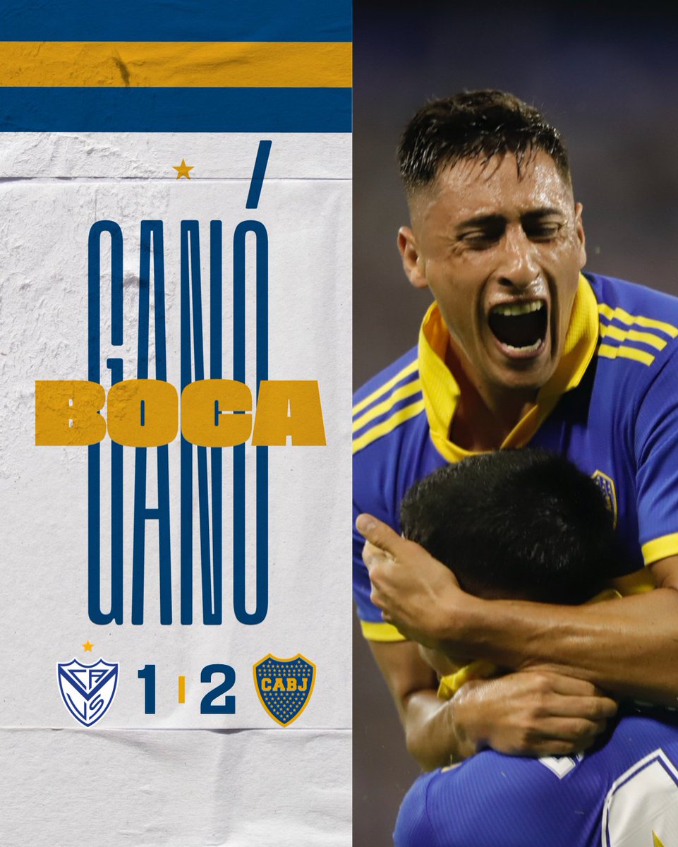 BocaJrsOficial's tweet photo. ¡𝗚𝗔𝗡𝗢́ 𝗕𝗢𝗢𝗢𝗖𝗔𝗔𝗔! 💪💙💛💙 https://t.co/AH3KibSuyL