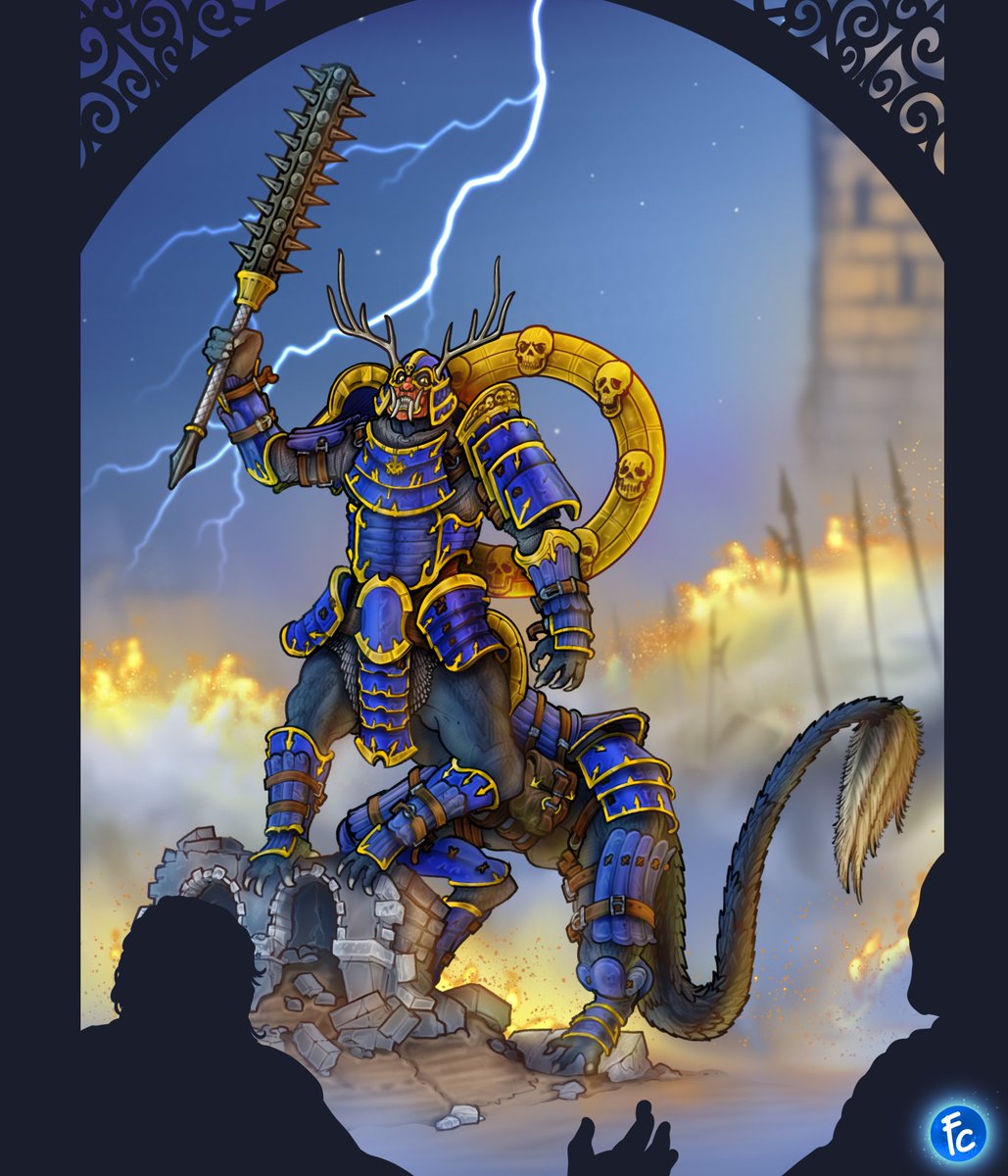 Warhammer Dragon Ogre Art
