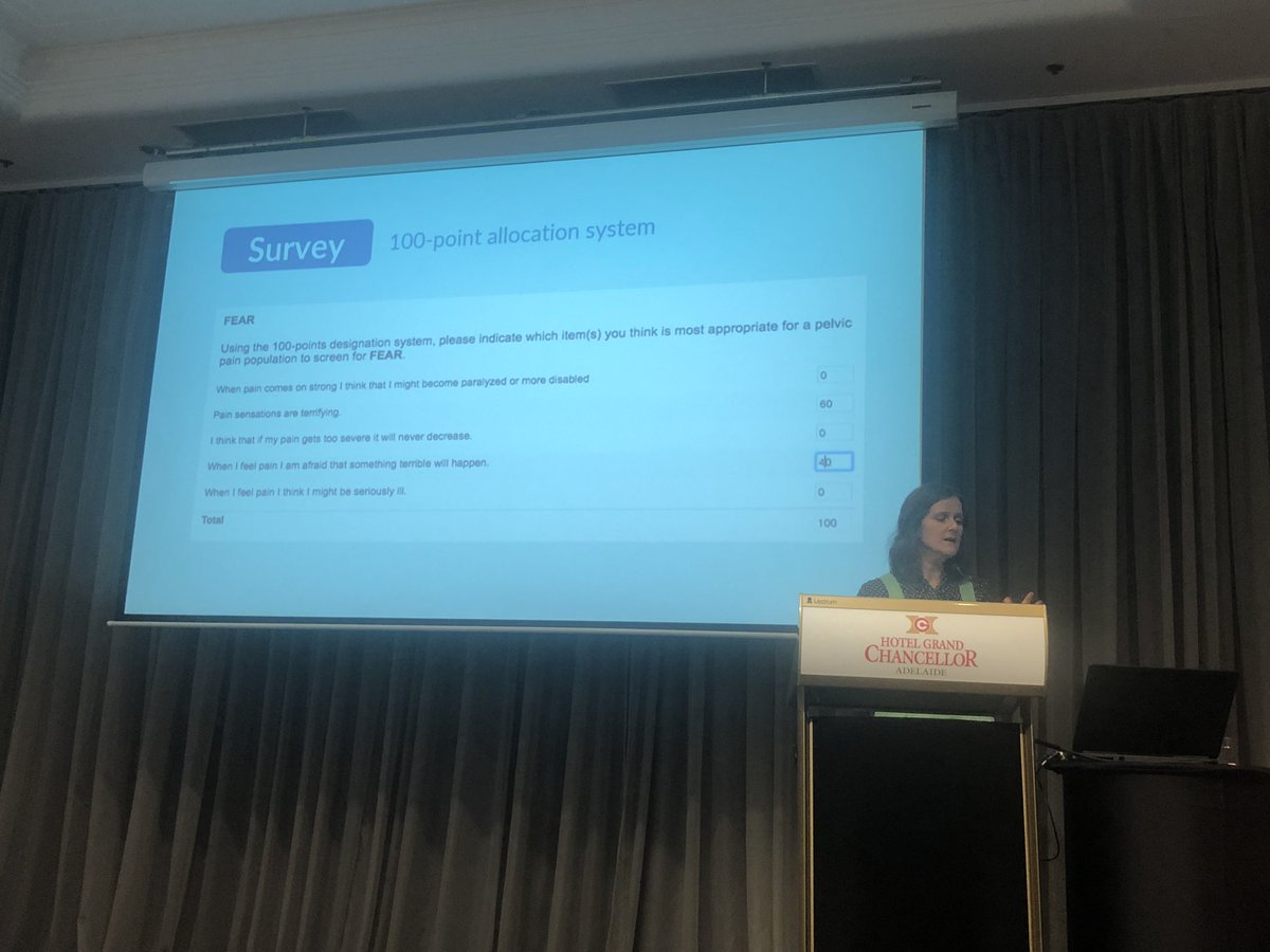 Dr Jane Ussher (@janeussher) on Twitter photo <a href="/KJaneChalmers/">Dr Jane Chalmers 🧠</a> reports on an eDelphi study to develop consensus on accurate measures of psychosocial factors associated with pelvic pain #ASPOG23 Excellent way of creating a meaningful screening tool <a href="/KJaneChalmers/">Dr Jane Chalmers 🧠</a> reports on an eDelphi study to develop consensus on accurate measures of psychosocial factors associated with pelvic pain #ASPOG23 Excellent way of creating a meaningful screening tool