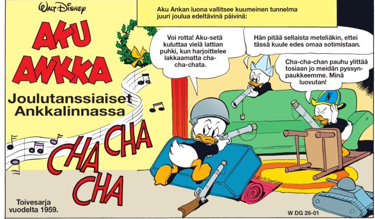 Jahas, ei taida enää tätä tarinaa kukaan pystyä lukemaan lapsille ennen nukkumaanmenoa ääneen... Kiitos @Yle_UMK ja anteeksi <a href="/AkuAnkka_313/">Aku Ankka</a> #Chachacha #UMK23