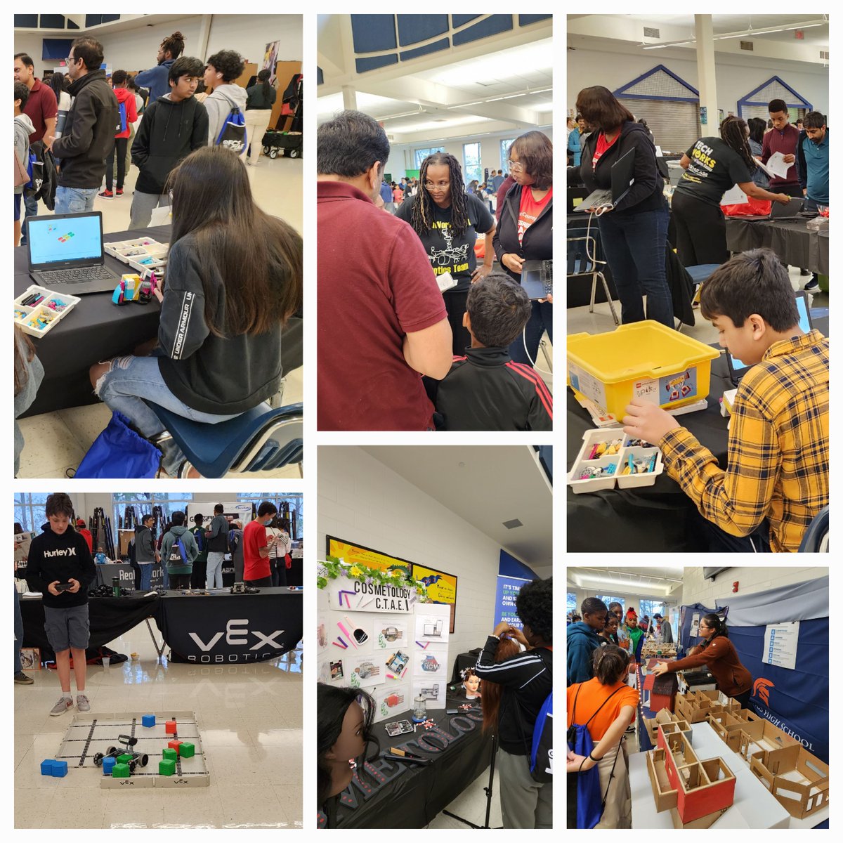 Reflecting on how great today's middle expo went.  Joy to see over 1,000 people show up. Thanks to North Springs HS for hosting!  Thanks to vendors, teachers, and students for making today successful! <a href="/FCSCTAE/">Fulton County Schools CTAE</a> <a href="/FultonCoSchools/">FultonCountySchools</a>