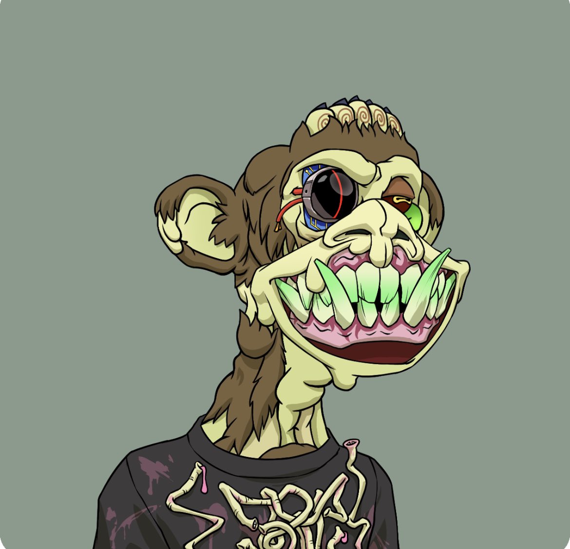 Slim4President's tweet photo. Accidentally bought the wrong #MutantApeYachtClub on @blur_io bc im old and blind… Tiny thumbnail. But took a quick loss and bought the intended #APE. Thanks @M2MCrypto for the help #expensivemistake https://t.co/NF1BjVuran