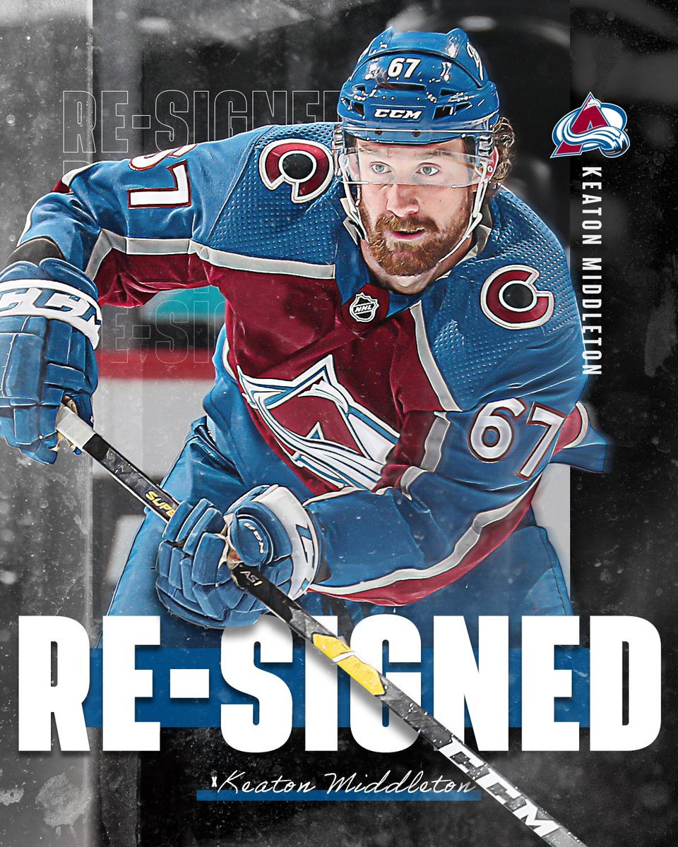 Avalanche's tweet photo. Here to stay!

#GoAvsGo https://t.co/RMQ9ZNUv31