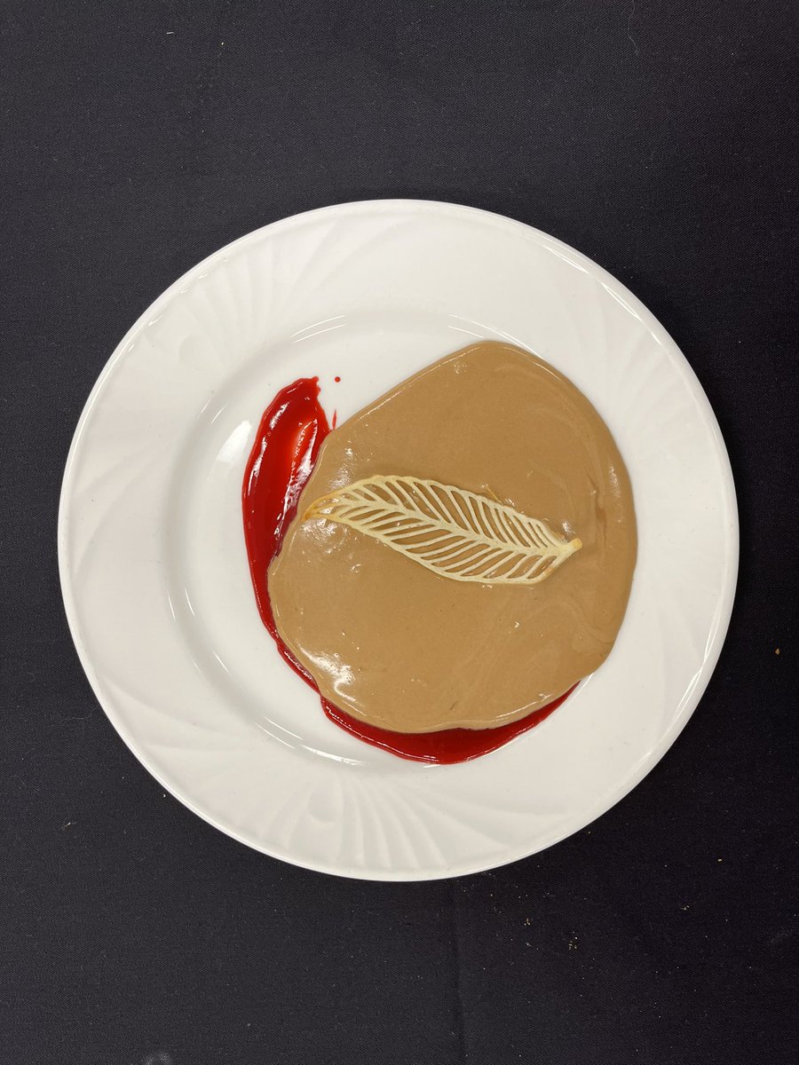 HSCCYeg's tweet photo. Brought to you by teams 13, 14, 15 &amp; 17…this is Caramelia chocolate mousse with raspberry fluid gel, tuile and chocolate garnish. Thanks for keeping up with us today for the High School Culinary Challenge. #hsccyeg #culinary #culinaryarts https://t.co/7HA21B1QGu