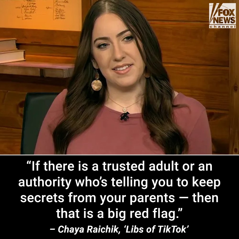 FoxNews's tweet photo. TO ‘SPOT’ A PREDATOR: ‘Libs of TikTok’ creator has a new book for parents to teach kids lessons that could save their lives. https://t.co/pO1AEA0PD0 https://t.co/lwX6MB9tz9