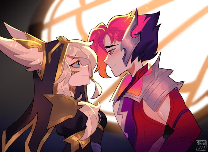 Broken Convenant Xayah &amp; Rakan ...#LeagueOfLegends #LeagueOfLegendsFanArt 