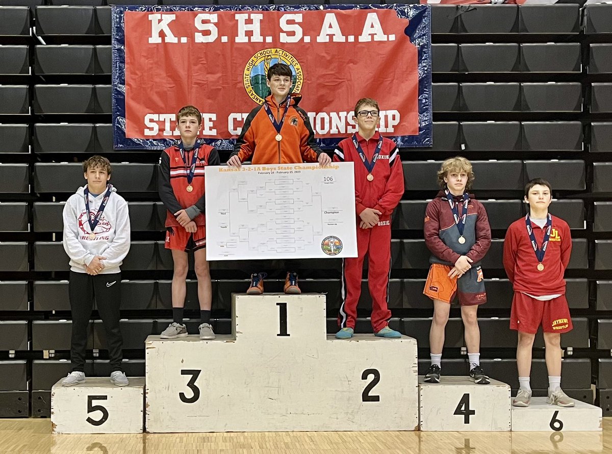 Congratulations to State Champion Brogan Monty!  As a Freshman he went 41-0 with 29 pins and was never taken down.  We are so proud of you! 🥇🥇🥇
