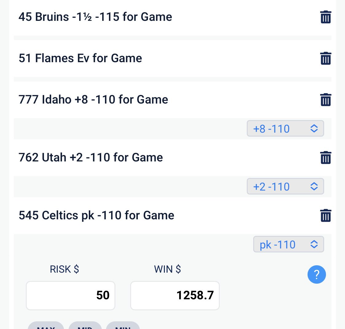If either of these random ass parlays hit I will give away $100 to one person who Retweets + Comments below about something they are grateful for 🙏🏻❤️

Let's spread some good vibes today 🫡

#GamblingTwitter #BettingTips #Giveaway #Parlay #Cash #Bets